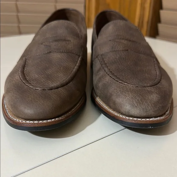 Grenson Brown Leather Penny Loafers